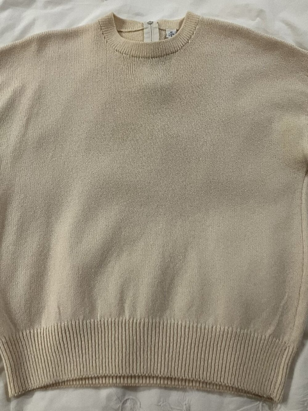 Vintage St. John Separates Ivory Shell Santana Knit Size M
